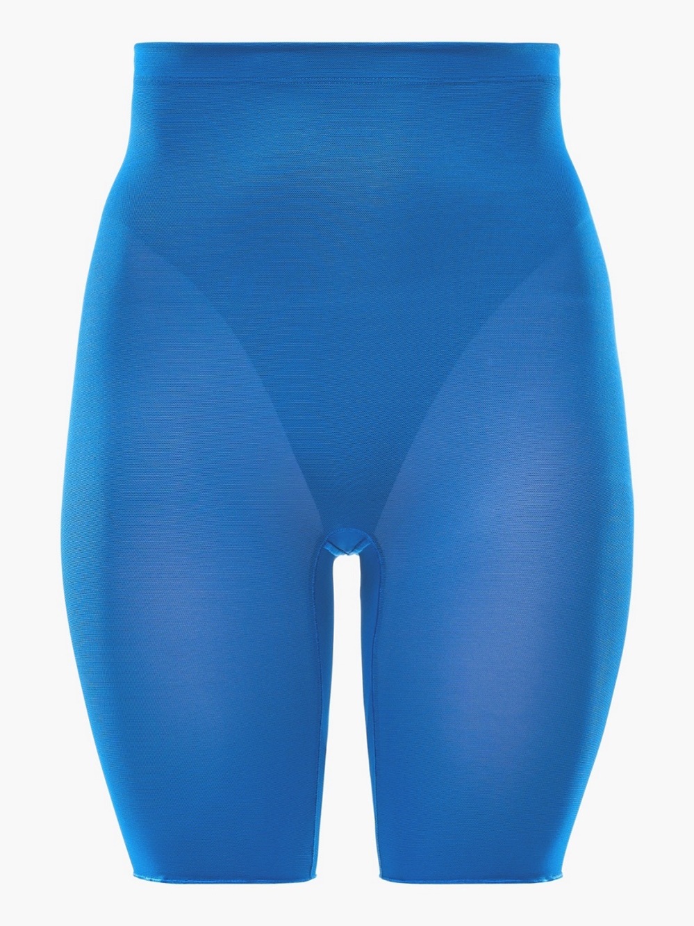 Yitty Fabletics Mesh Me Smoothing High-Waist Shaping Bike Shorts - Blue